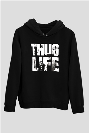 Tupac Shakur Siyah Unisex Hoodie