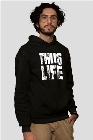 Tupac Shakur Siyah Unisex Hoodie