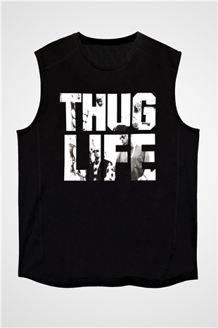 Tupac Shakur Siyah Unisex Kolsuz Tişört