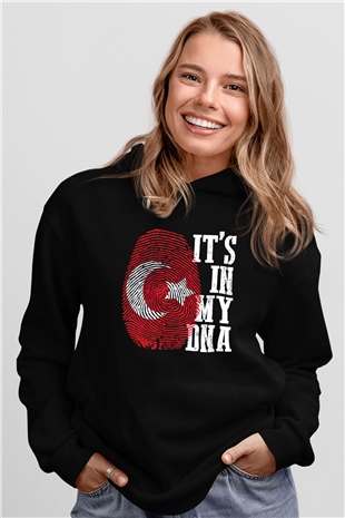 Türkiye Siyah Unisex Hoodie