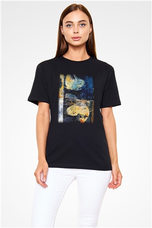Tuval Siyah Unisex Tişört T-Shirt - TişörtFabrikası