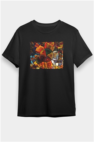 Tuval Siyah Unisex Tişört T-Shirt - TişörtFabrikası