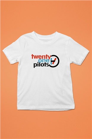 Twenty One Pilots Baskılı Beyaz Unisex Çocuk Tişört