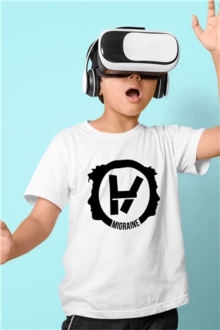 Twenty One Pilots Baskılı Beyaz Unisex Çocuk Tişört