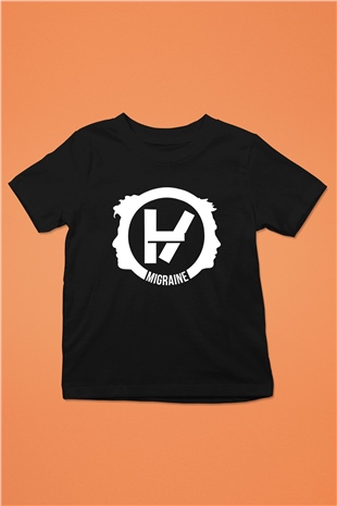 Twenty One Pilots Baskılı Siyah Unisex Çocuk Tişört
