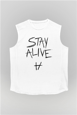 Twenty One Pilots Beyaz Unisex Kolsuz Tişört