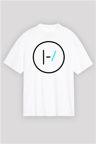 Twenty One Pilots Beyaz Unisex Oversize Tişört T-Shirt