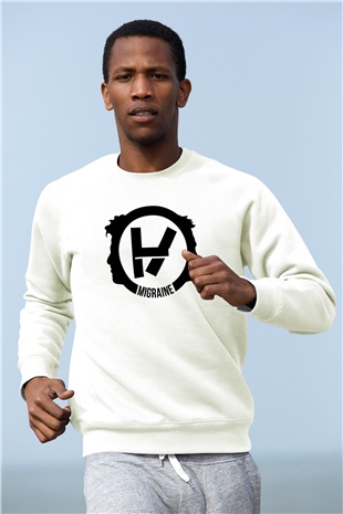 Twenty One Pilots Beyaz Unisex Sweatshirt