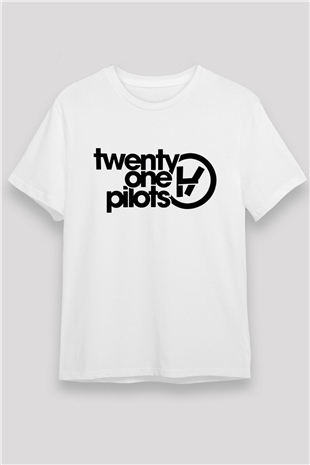 Twenty One Pilots Beyaz Unisex Tişört T-Shirt - TişörtFabrikası