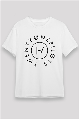 Twenty One Pilots Beyaz Unisex Tişört T-Shirt - TişörtFabrikası
