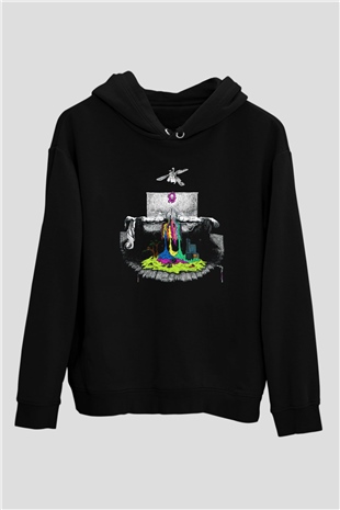 Twenty One Pilots Siyah Unisex Kapşonlu Sweatshirt