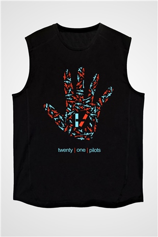 Twenty One Pilots Siyah Unisex Kolsuz Tişört