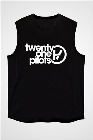 Twenty One Pilots Siyah Unisex Kolsuz Tişört