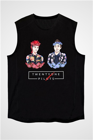 Twenty One Pilots Siyah Unisex Kolsuz Tişört