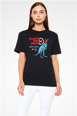Twenty One Pilots Siyah Unisex Tişört T-Shirt - TişörtFabrikası