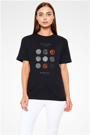 Twenty One Pilots Siyah Unisex Tişört T-Shirt - TişörtFabrikası