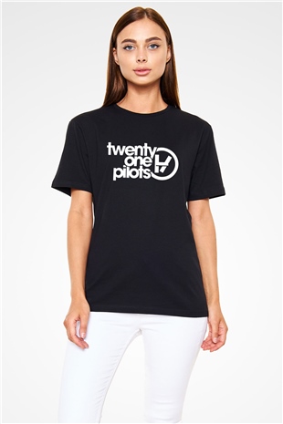 Twenty One Pilots Siyah Unisex Tişört T-Shirt - TişörtFabrikası