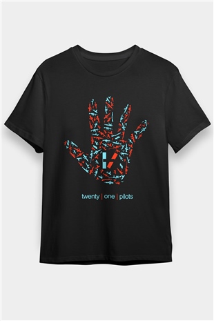 Twenty One Pilots Siyah Unisex Tişört T-Shirt - TişörtFabrikası