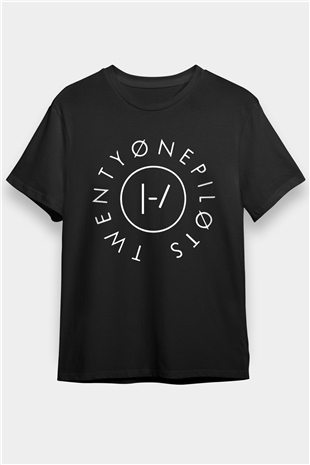 Twenty One Pilots Siyah Unisex Tişört T-Shirt - TişörtFabrikası