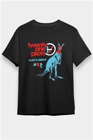 Twenty One Pilots Siyah Unisex Tişört T-Shirt - TişörtFabrikası