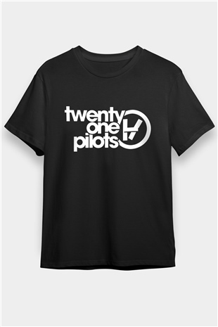 Twenty One Pilots Siyah Unisex Tişört T-Shirt - TişörtFabrikası