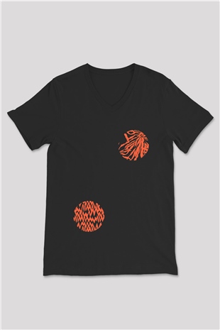 Twenty One Pilots Siyah Unisex V Yaka Tişört T-Shirt