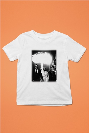 Twin Peaks Baskılı Beyaz Unisex Çocuk Tişört