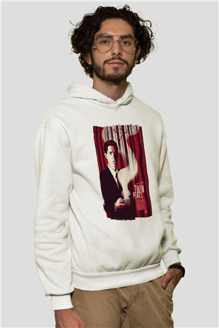 Twin Peaks Beyaz Unisex Hoodie