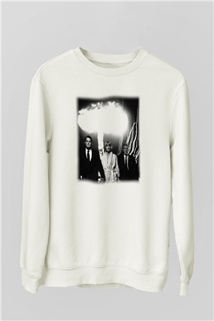 Twin Peaks Beyaz Unisex Sweatshirt