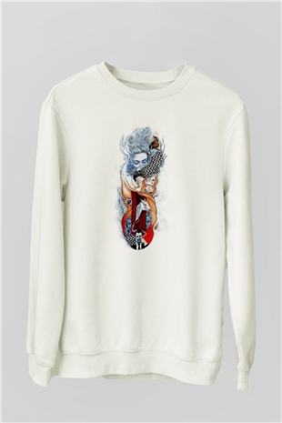 Twin Peaks Beyaz Unisex Sweatshirt