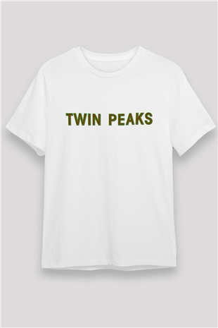 Twin Peaks Beyaz Unisex Tişört T-Shirt