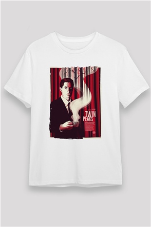 Twin Peaks Beyaz Unisex Tişört T-Shirt