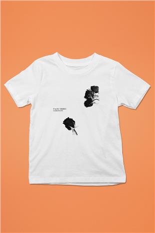 Twin Tribes Baskılı Beyaz Unisex Beyaz Çocuk Tişört - Tshirt