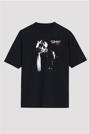 Twiztid Siyah Unisex Oversize Tişört T-Shirt