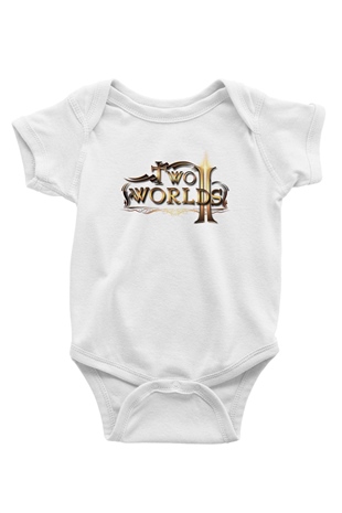 Two Worlds Beyaz Bebek Body - Zıbın