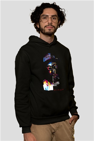 Tyler, The Creator Siyah Unisex Kapüşonlu Sweatshirt