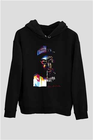 Tyler, The Creator Siyah Unisex Kapüşonlu Sweatshirt