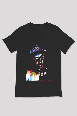 Tyler, The Creator Siyah Unisex V Yaka Tişört