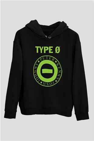 Type O Negative Siyah Unisex Kapşonlu Sweatshirt