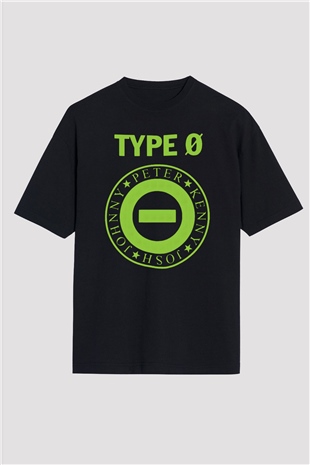 Type O Negative Siyah Unisex Oversize Tişört T-Shirt