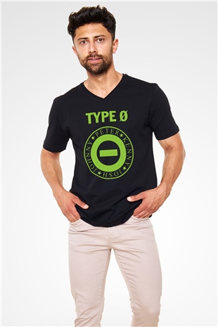 Type O Negative Siyah Unisex V Yaka Tişört T-Shirt