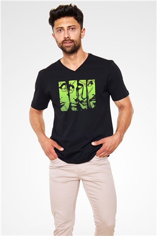 Type O Negative Siyah Unisex V Yaka Tişört T-Shirt