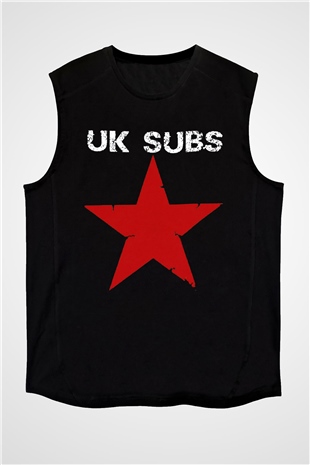 U.K. Subs Siyah Unisex Kolsuz Tişört