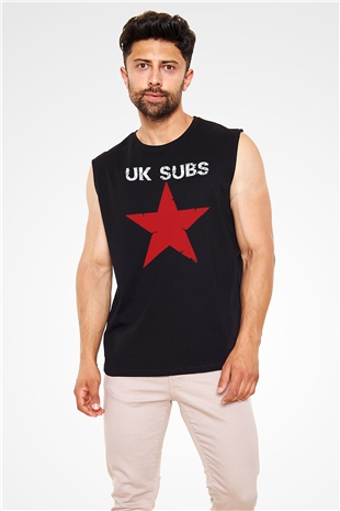 U.K. Subs Siyah Unisex Kolsuz Tişört