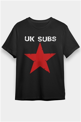 U.K. Subs Siyah Unisex Tişört T-Shirt - TişörtFabrikası