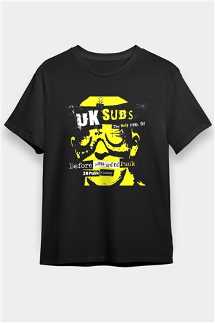 U.K. Subs Siyah Unisex Tişört T-Shirt - TişörtFabrikası