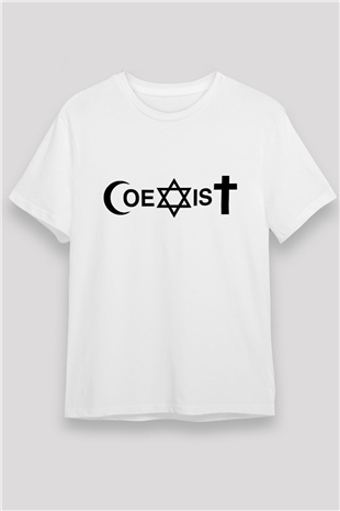 U2 Beyaz Unisex Tişört T-Shirt - TişörtFabrikası