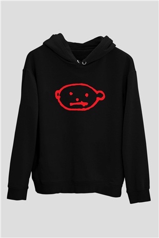 U2 Siyah Unisex Hoodie