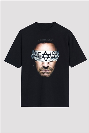 U2 Siyah Unisex Oversize Tişört T-Shirt