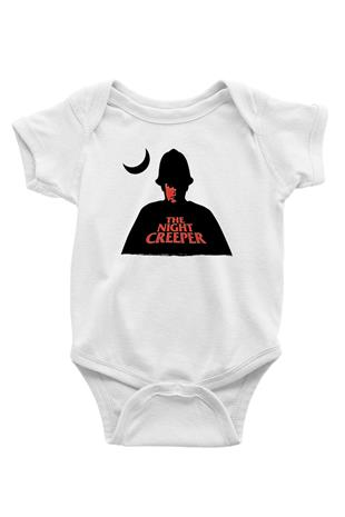 Uncle Acid Baskılı Beyaz Unisex Bebek Body - Zıbın